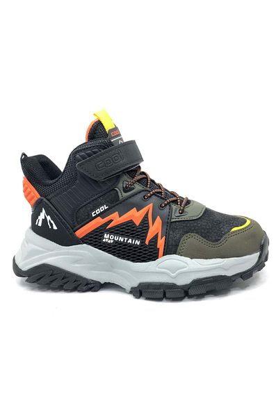 Kids Club Shoes Lukas Unisex Παιδικές Μπότες - Ορθοπεδική Αντιολισθητική Σόλα, Χακί