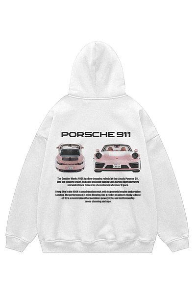 Disante Porsche 911 Unisex Hooded Hoodie Sweatshirt