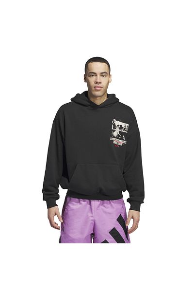 adidas Ανδρικό μαύρο φούτερ Anted Gfxy Iy1592