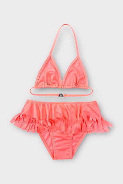 Nilmay mayo Kız Çocuk Püsküllü Bikini Takımı