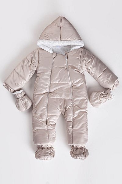 MAİBELLA Cold and Waterproof Non-Marking Hooded Winter Girl Boy Baby Astronaut Jumpsuit Cosmonaut Jumpsuit