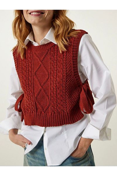 moda mh SIDE CONNECTED SWEATER