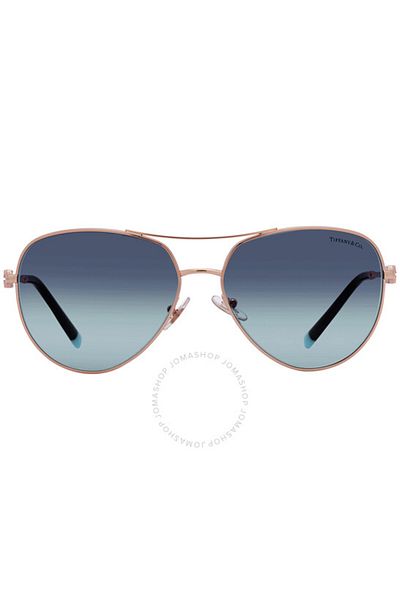 Tiffany Woman Pilot Sunglasses- Tf 3083b - Lense Size:59mm - Rubedo