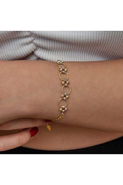 Skygo Silver Color Ring Dorika Women's Bracelet