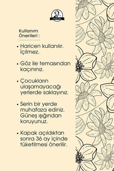 Özcan Bey Deluxe Seri Bodrum Masalı Kolonyası Parfümlü Beyaz Şakayık Çiçeği Kokulu Kolonya 200 ml Cam Şişe