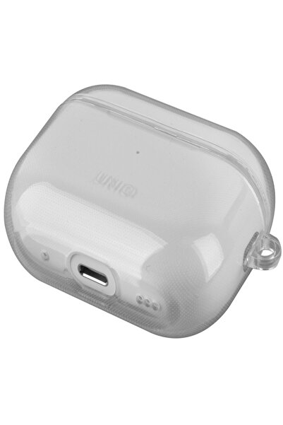 UNIQ Better By Design Airpods 4 (4.NESİL) Uyumlu Kılıf Glase Serisi Cristal Net Görünüm Kablosuz Şarj Destekli