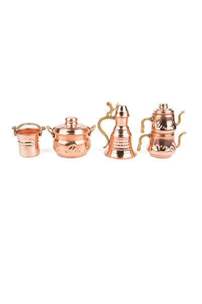Zinnun Bakır biblo 4 lü set