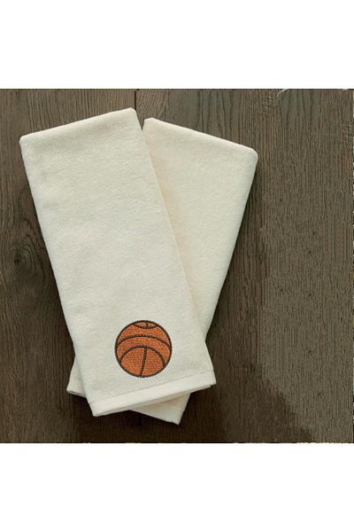 Ursa Basketball Ball Embroidered Hand and Face Towel 30X50