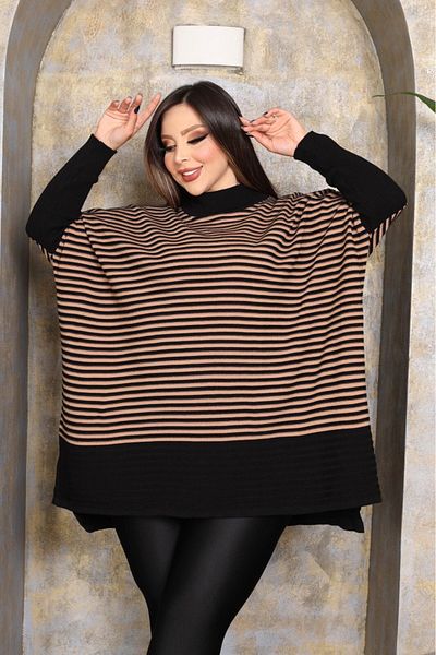 nimet tekstil Large Size Dalaş Model Knitwear Tunic