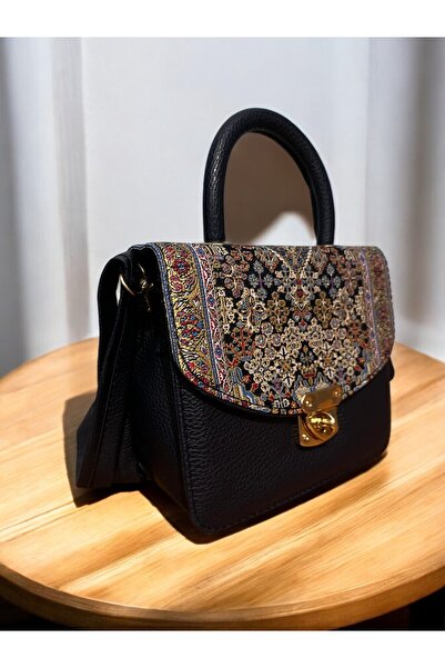 MODA Şal Eşarp Desenli Etnik Kadın Omuz çantası