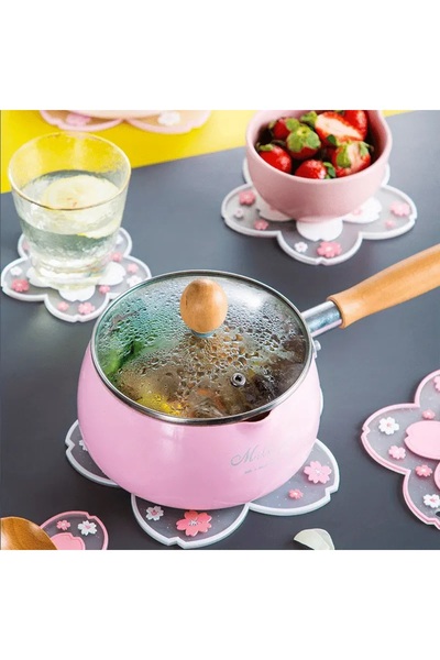 Eşya Dünyası قاعدة زهرة الكرز اليابانية المقاومة للحريق وغير قابلة للانزلاق