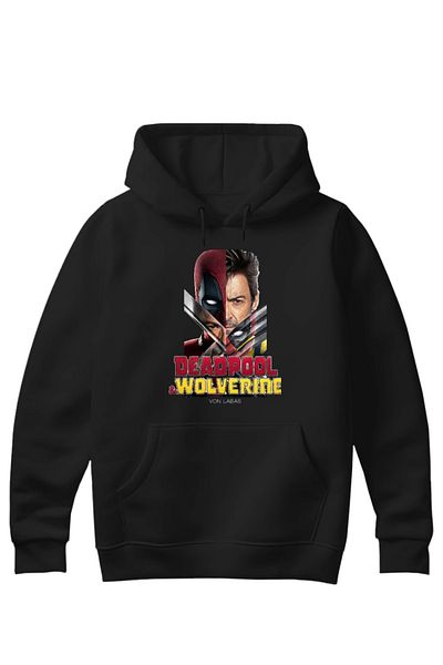 MAGORS Wolverine & Deadpool Designed Unisex Cotton Sweatshirt