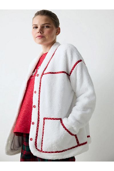 White maternity cardigan store