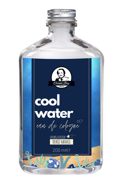 Özcan Bey Deluxe Seri Cool Water Kolonyası Parfümlü Okyanus Buz Ice Kokulu Ko...