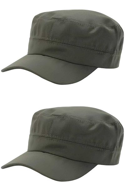 Uniquetrenders Unisex Βαμβακερό Καπέλο Castro 2 Τεμάχια