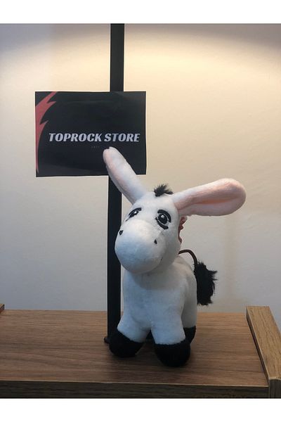TOPROCKSTORE 12 cm Cute Donkey Plush Toy - Gift, Keychain Sleeping Companion
