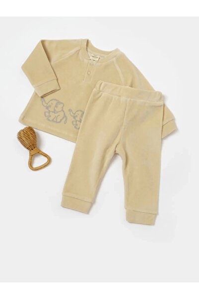 Babycosy Unisex Organik Kadife Alt Üst Takım