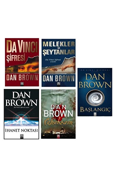 Altın Kitaplar Cehennem # Başlangıç # Melekler Ve Şeytanlar # Ihanet Noktası # Da Vinci'nin Şifresi ( Midi Boy) 5li