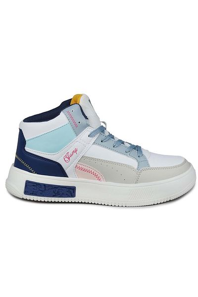 Kocamanlar Ayakkabı Ορθοπεδικά Unisex Sneaker - Jump 28756 ψηλά αθλητικά παπούτσια ΛΕΥΚΟ