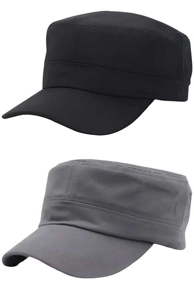 Uniquetrenders Унисекс памучна шапка Кастро, 2 броя