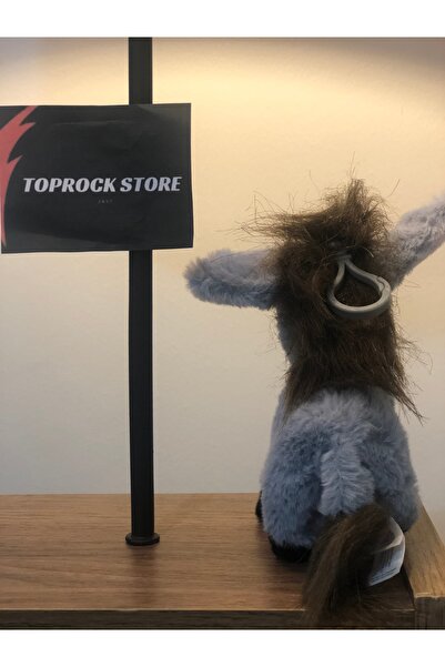TOPROCKSTORE Sevimli Eşek Peluş Oyuncak Gülen Şaşkın Hediyelik Oyuncak Anahtarlık Uyku Arkadaşı 15 cm