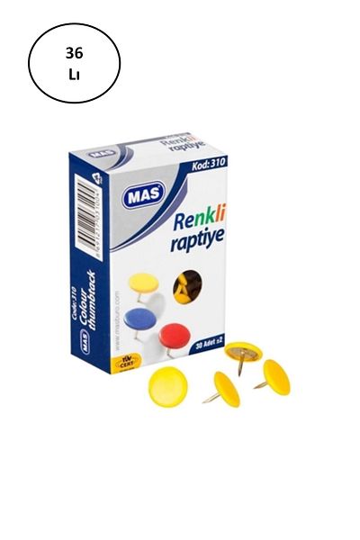 Mas 36-Piece Colorful Fastener Mix