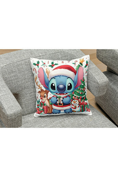 owl bag Novogodišnja božićna tematska navlaka Stitch bela Sa deznom Jastuk