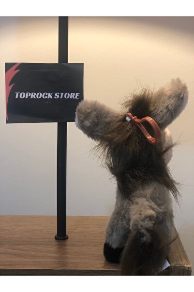 TOPROCKSTORE Sevimli Eşek Peluş Oyuncak Gülen Şaşkın Hediyelik Oyuncak Anahtarlık Uyku Arkadaşı 15 cm