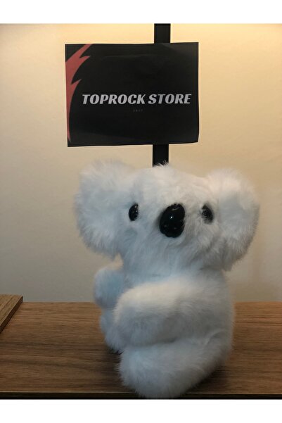TOPROCKSTORE Sevimli Koala Peluş Oyuncak Hediyelik Oyuncak Anahtarlık Uyku Ar...