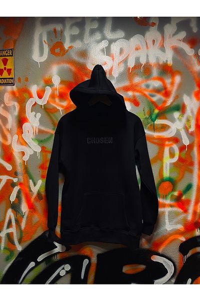 Spark Collection Relax Fit - Chosen 100% Cotton Fleece Sweatshirt Hoodie