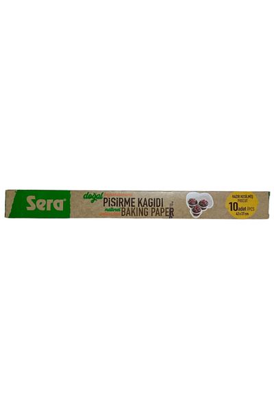 SERA Pack of 10 Natural New Unwhitened Organic Baking Paper