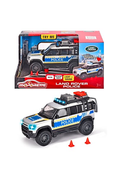 Majorette Majorette Land Rover police car with lights and sounds