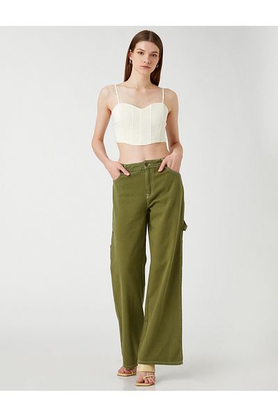 Koton Wide Leg Jeans High Waist