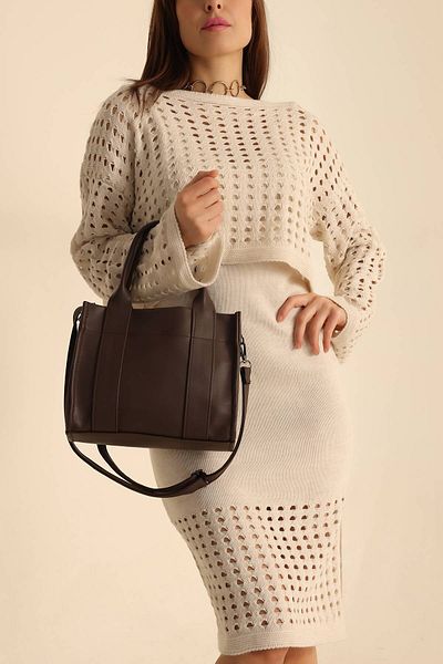 citycenterfashion Geantă tote Bonnie pentru femei - Geantă de umăr și crossbody din piele artificială cty-lbn-9220
