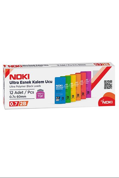 Noki Min 2b 0.7 - 60mm 120'li Tüp 144'lü Stand 7216-144