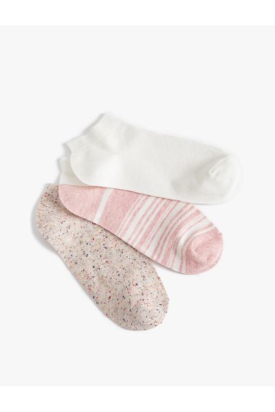 Koton Set de 3 papuci șosete multicolore
