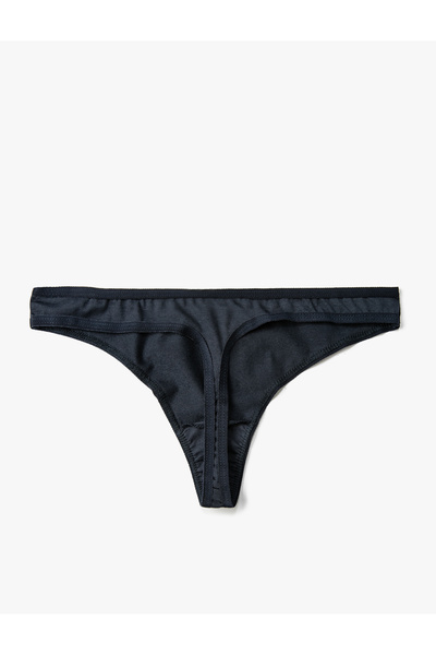 Koton Baumwoll-Stringhöschen mit Slogan-Aufdruck