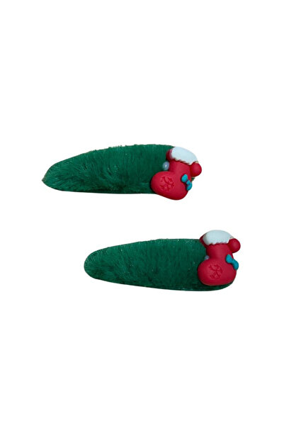 Jaida Moda Детска новогодишна странична катарама с тик-так