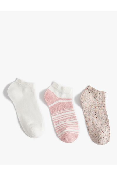 Koton Set de 3 papuci șosete multicolore