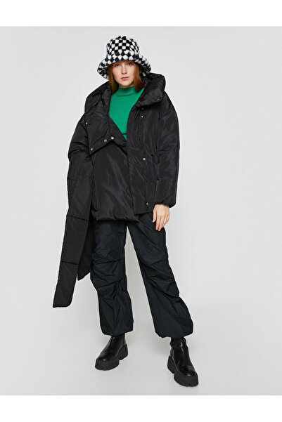 Koton Jachetă pufă cu buzunar cu glugă