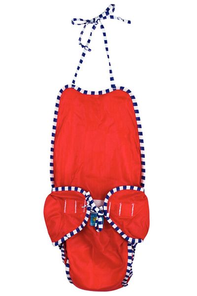 iplay Medium 6-11 Kg, Kushies Ultra-Light Baby Girl Whole Swimsuit with Leak-Proof Cloth