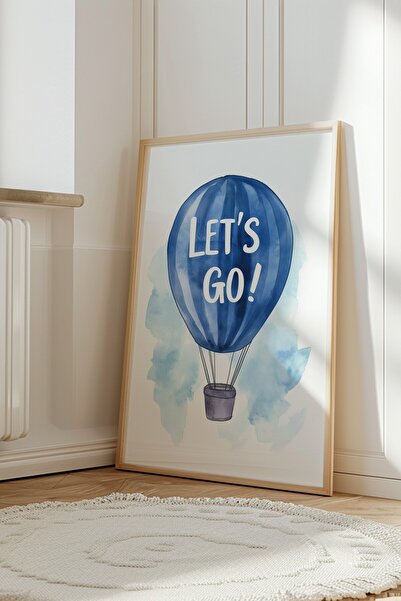 Home 3'lü Yıldız, Uçan balon,Roket,seti,Çocuk Odası duvar dekoru, Çocuk ve genç odası, çerçevesiz poster