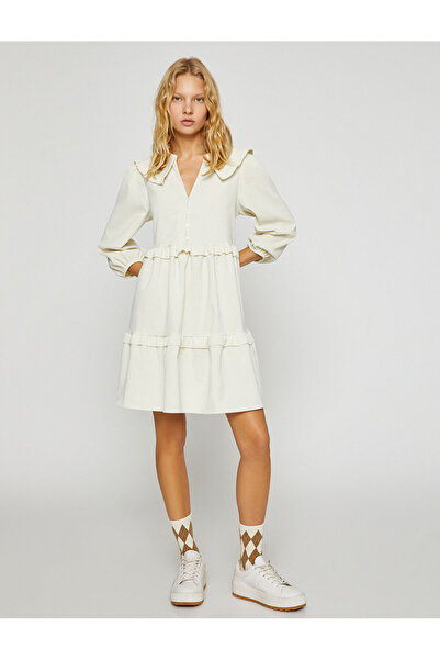 Koton Rochie scurtă guler bebeluș cu mânecă cu balon