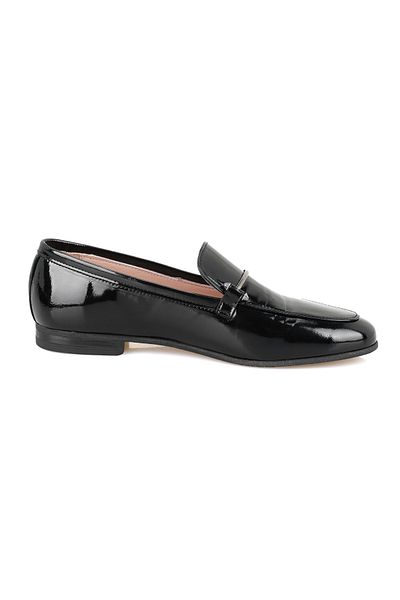Desa Mocasini de dama din piele lacuita neagra