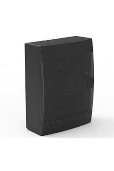 Horoz 16 Black Fuse Box - 6Ar1Ss Surface Mounted