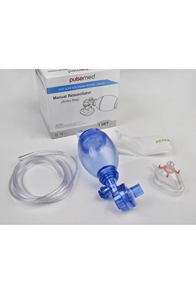 MEDİKALCİM Pulsemed Solunum Cihazı PVC Yetişkin Ambu