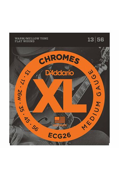 Daddario ECG26 Medium Gauge Chromes Electric Guitar String - 13-56