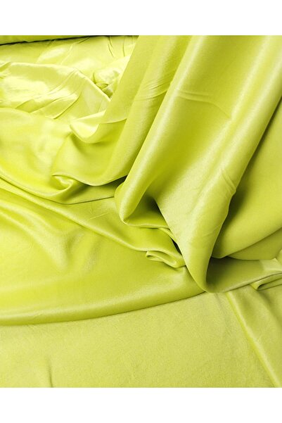 Kumaş Parça Арахісовий зелений сатин віскоза Колір - 135 см