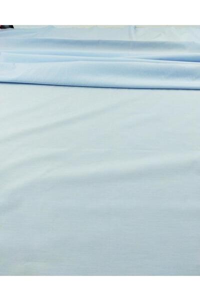 Kumaş Parça Синтетична тканина з бавовни, світло-блакитного кольору (ширина 1...