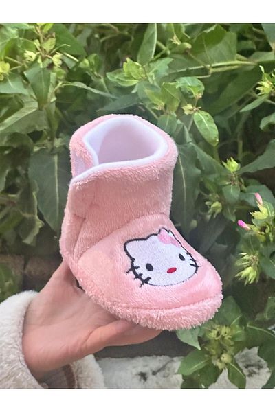 Bold Boutique Зимни сладки пантофи с фигурка на котка - Домашни ботуши и пантофи